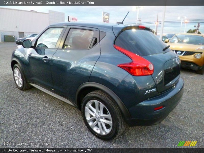 Graphite Blue / Black/Silver Trim 2013 Nissan Juke SV AWD