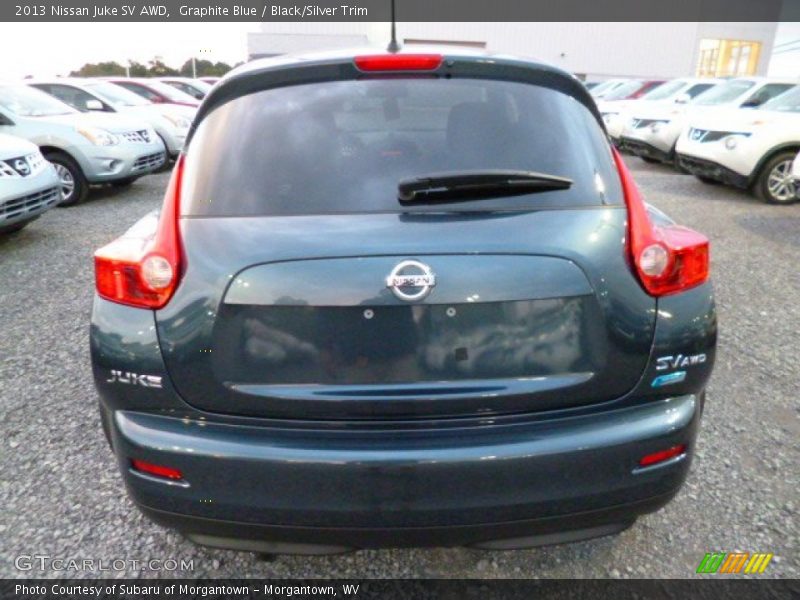 Graphite Blue / Black/Silver Trim 2013 Nissan Juke SV AWD