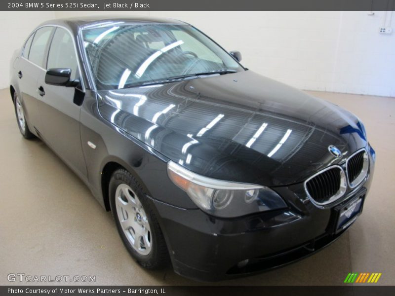 Jet Black / Black 2004 BMW 5 Series 525i Sedan