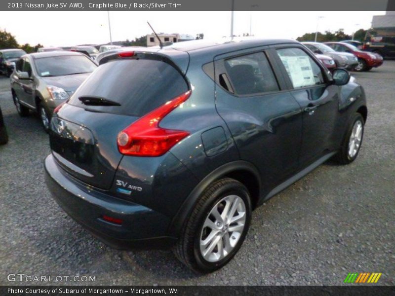 Graphite Blue / Black/Silver Trim 2013 Nissan Juke SV AWD