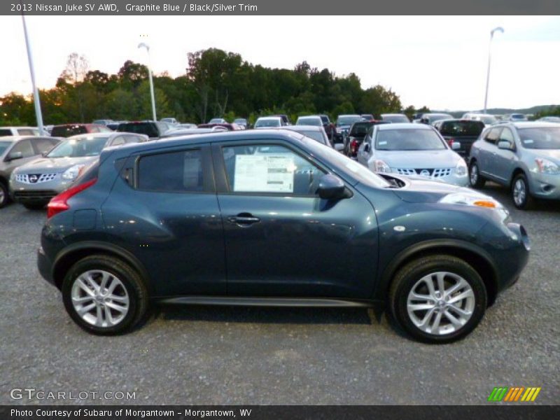 Graphite Blue / Black/Silver Trim 2013 Nissan Juke SV AWD