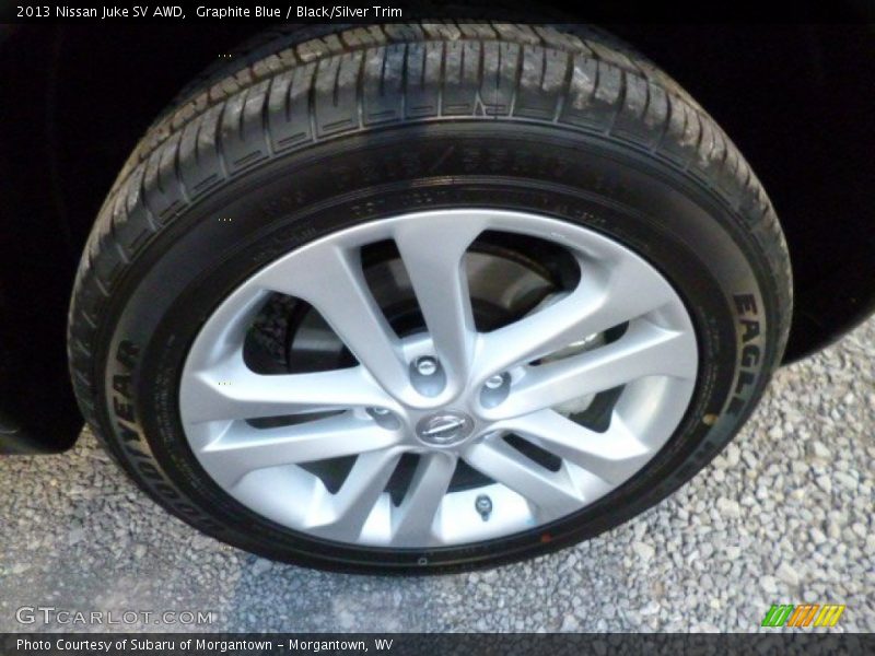 Graphite Blue / Black/Silver Trim 2013 Nissan Juke SV AWD