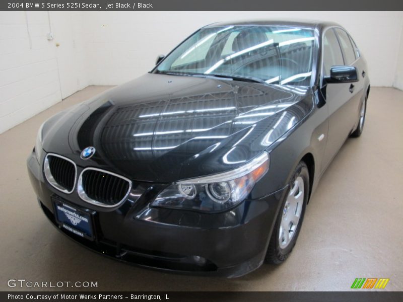 Jet Black / Black 2004 BMW 5 Series 525i Sedan