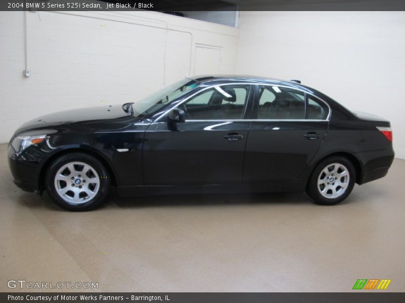 Jet Black / Black 2004 BMW 5 Series 525i Sedan