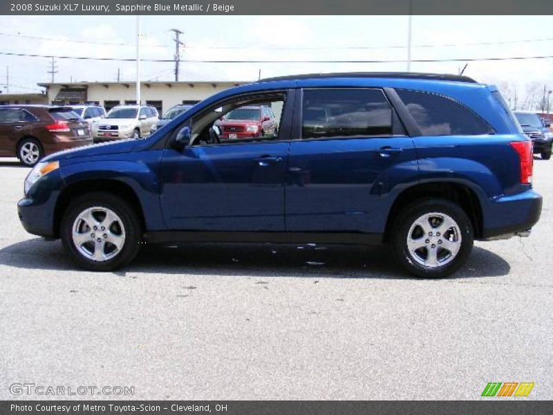 Sapphire Blue Metallic / Beige 2008 Suzuki XL7 Luxury