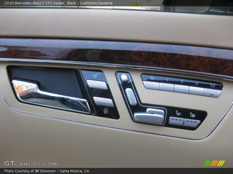 Black / Cashmere/Savanna 2010 Mercedes-Benz S 550 Sedan