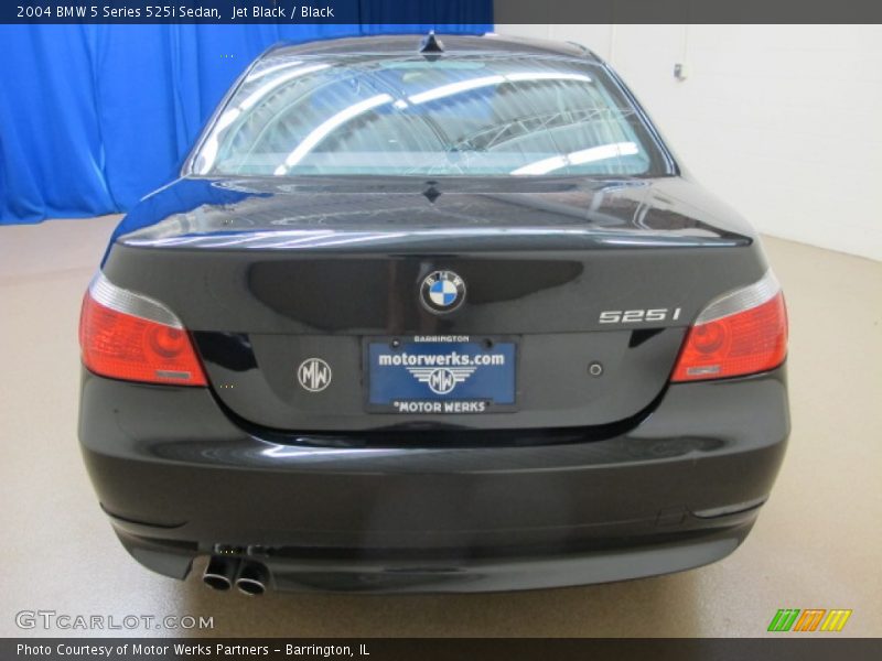 Jet Black / Black 2004 BMW 5 Series 525i Sedan