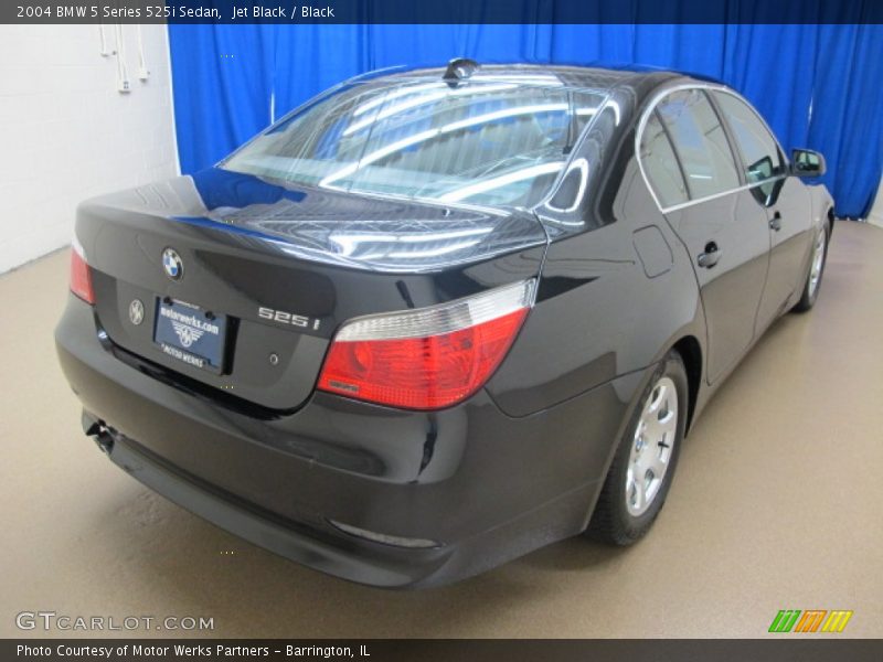 Jet Black / Black 2004 BMW 5 Series 525i Sedan
