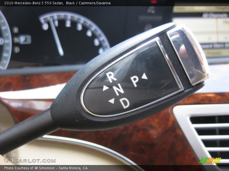Black / Cashmere/Savanna 2010 Mercedes-Benz S 550 Sedan