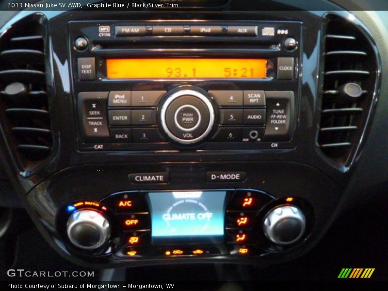 Graphite Blue / Black/Silver Trim 2013 Nissan Juke SV AWD