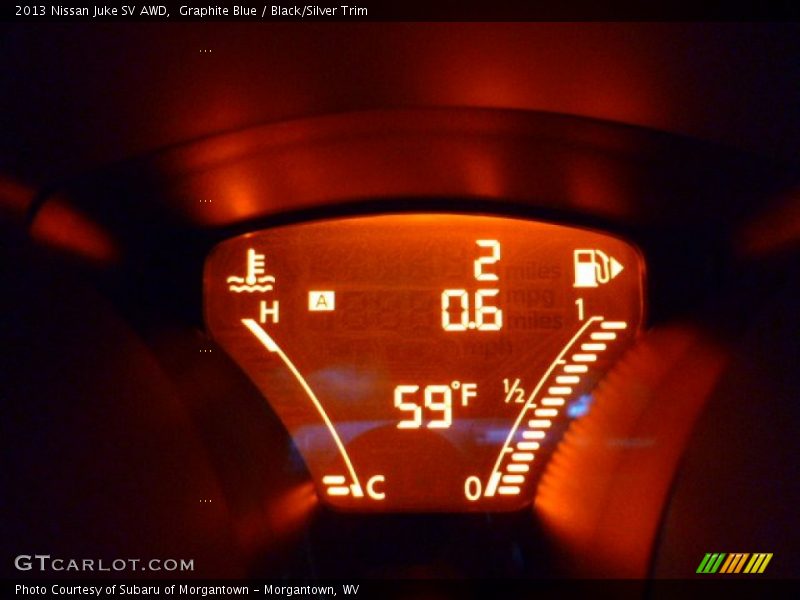 Graphite Blue / Black/Silver Trim 2013 Nissan Juke SV AWD