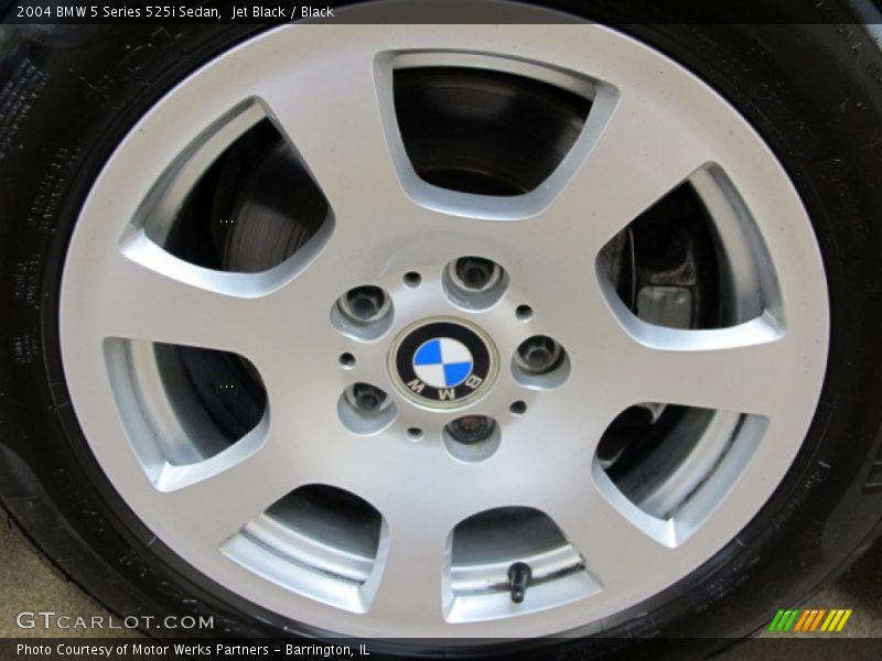 Jet Black / Black 2004 BMW 5 Series 525i Sedan