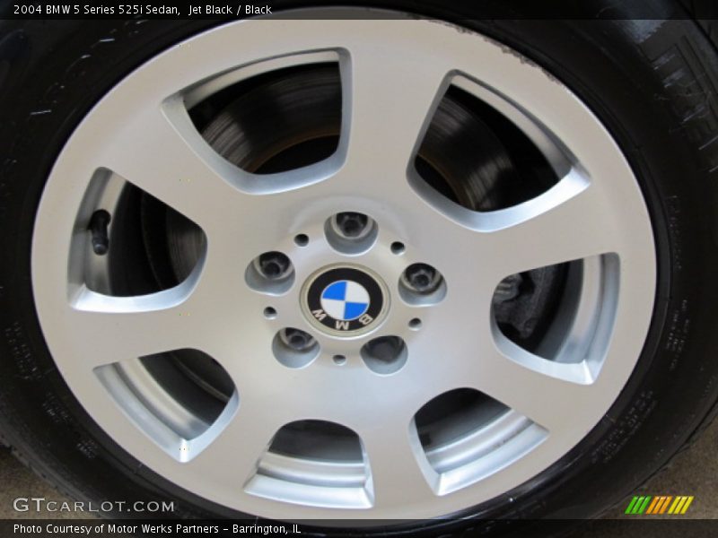 Jet Black / Black 2004 BMW 5 Series 525i Sedan