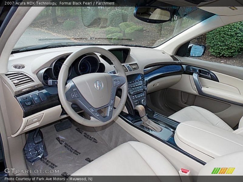 Formal Black Pearl / Parchment 2007 Acura MDX Technology