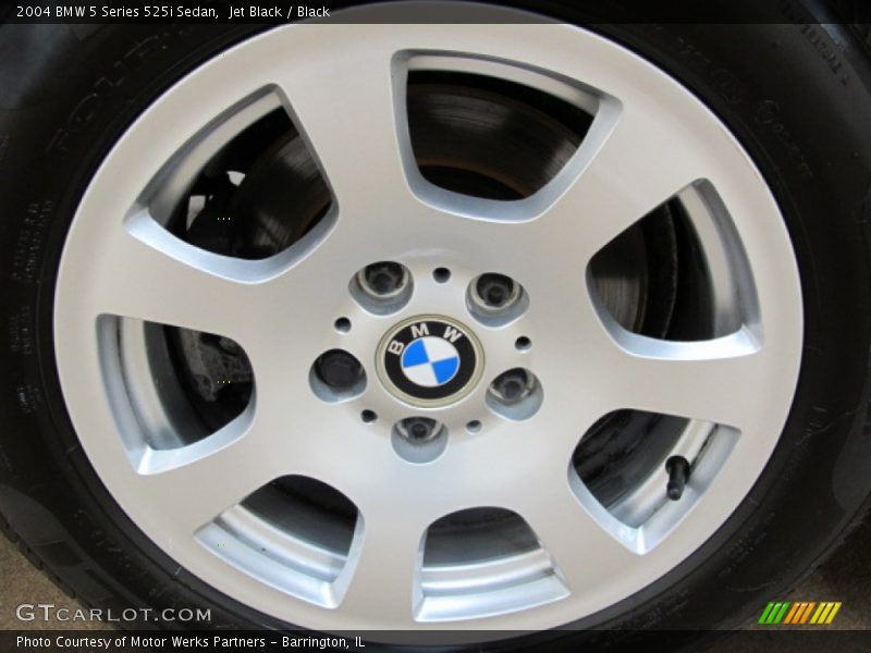Jet Black / Black 2004 BMW 5 Series 525i Sedan