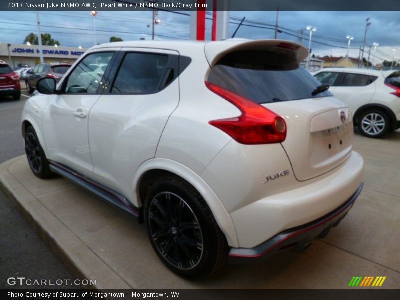 Pearl White / NISMO Black/Gray Trim 2013 Nissan Juke NISMO AWD