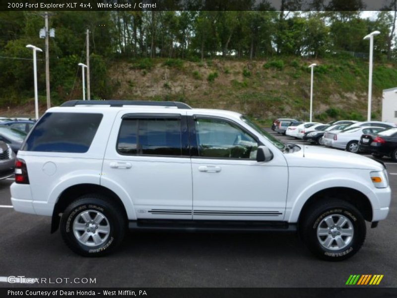 White Suede / Camel 2009 Ford Explorer XLT 4x4