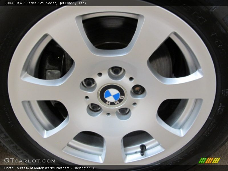 Jet Black / Black 2004 BMW 5 Series 525i Sedan