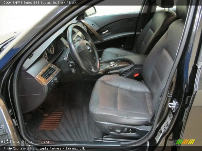Jet Black / Black 2004 BMW 5 Series 525i Sedan