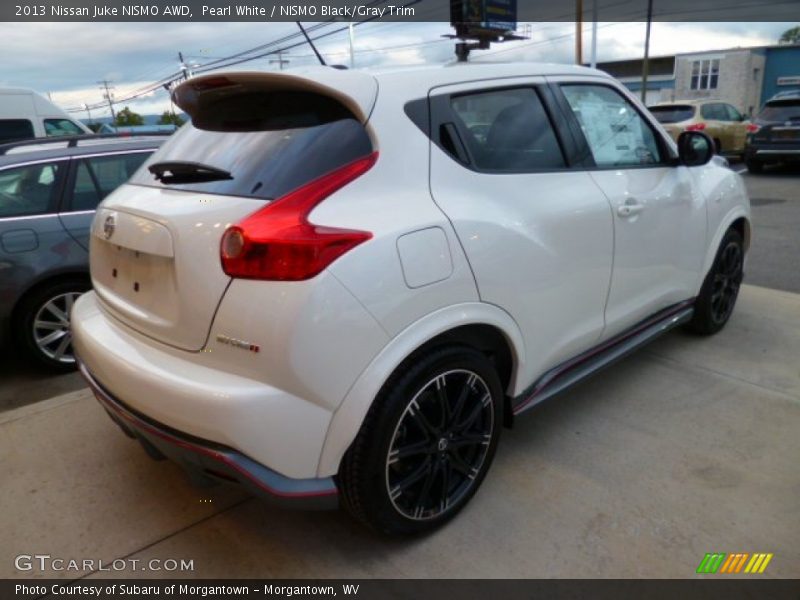 Pearl White / NISMO Black/Gray Trim 2013 Nissan Juke NISMO AWD