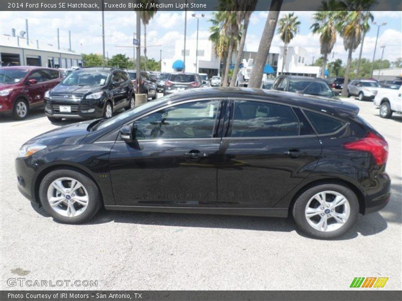 Tuxedo Black / Medium Light Stone 2014 Ford Focus SE Hatchback