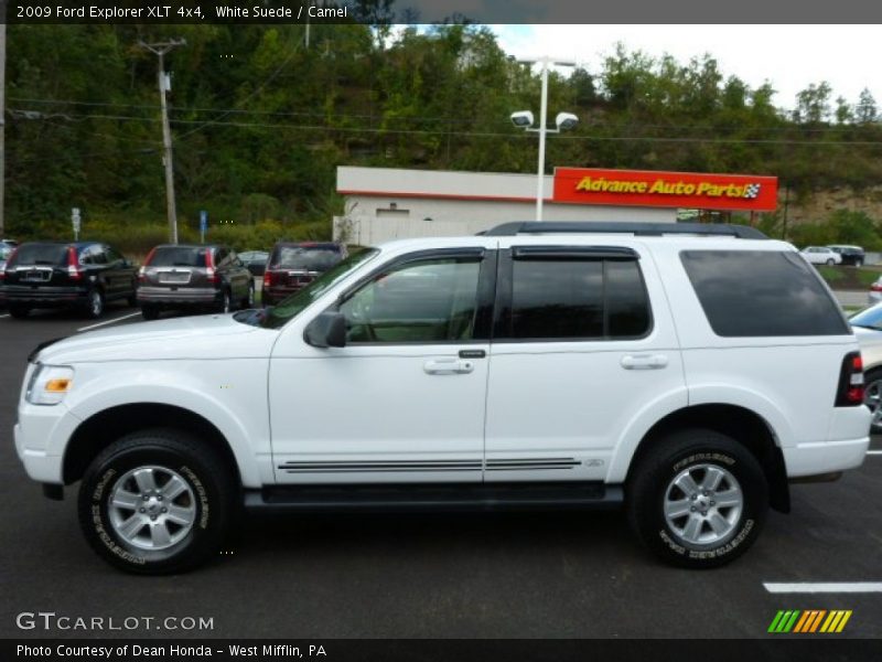 White Suede / Camel 2009 Ford Explorer XLT 4x4