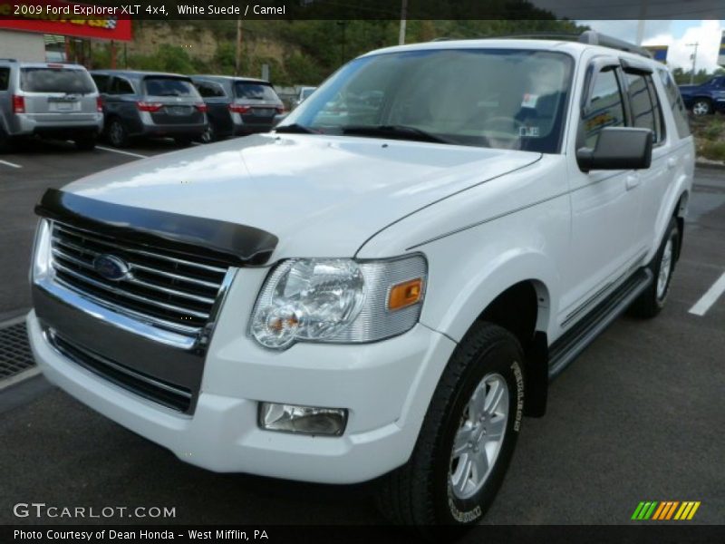 White Suede / Camel 2009 Ford Explorer XLT 4x4