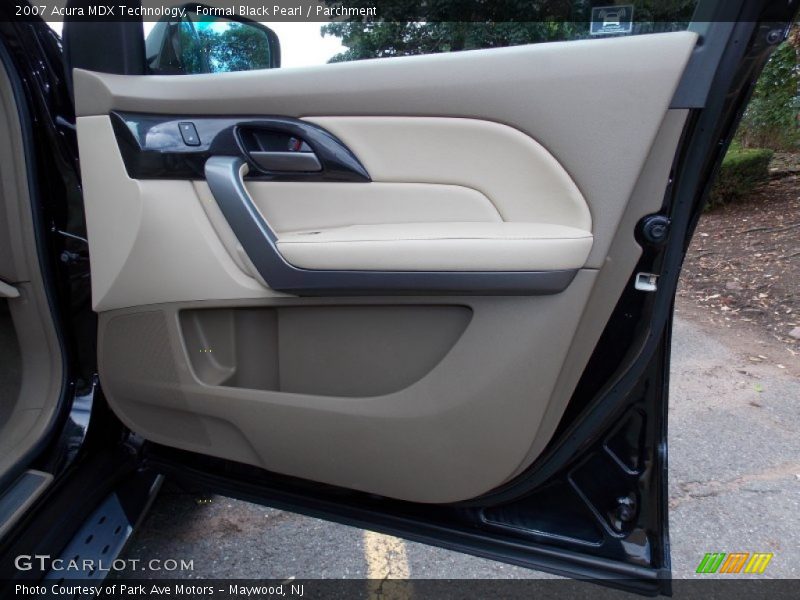 Formal Black Pearl / Parchment 2007 Acura MDX Technology