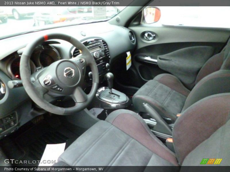 Pearl White / NISMO Black/Gray Trim 2013 Nissan Juke NISMO AWD