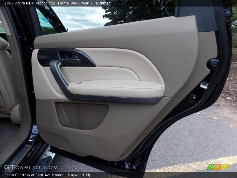 Formal Black Pearl / Parchment 2007 Acura MDX Technology