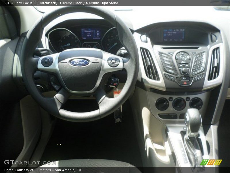 Tuxedo Black / Medium Light Stone 2014 Ford Focus SE Hatchback