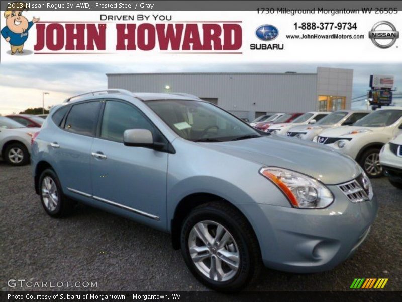 Frosted Steel / Gray 2013 Nissan Rogue SV AWD