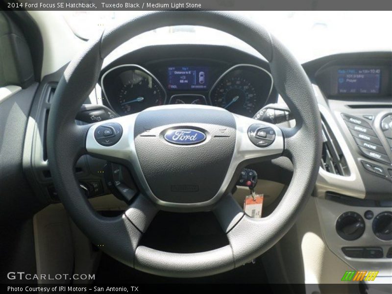 Tuxedo Black / Medium Light Stone 2014 Ford Focus SE Hatchback