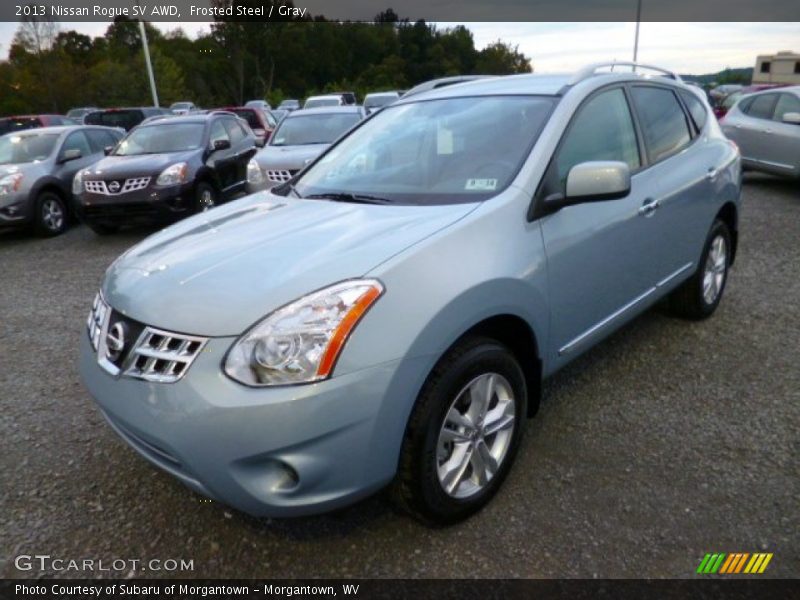 Frosted Steel / Gray 2013 Nissan Rogue SV AWD