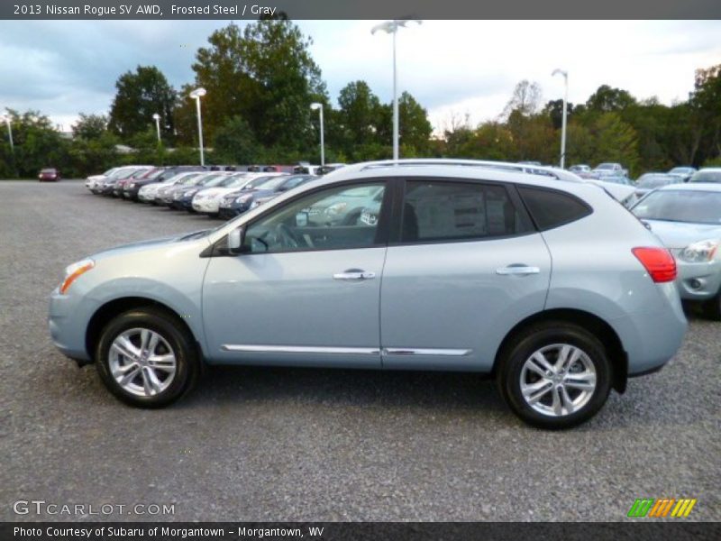 Frosted Steel / Gray 2013 Nissan Rogue SV AWD