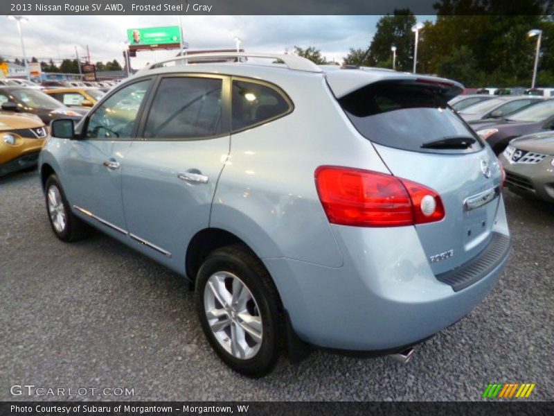 Frosted Steel / Gray 2013 Nissan Rogue SV AWD