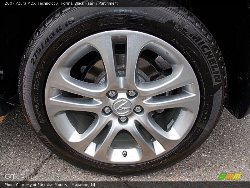 Formal Black Pearl / Parchment 2007 Acura MDX Technology