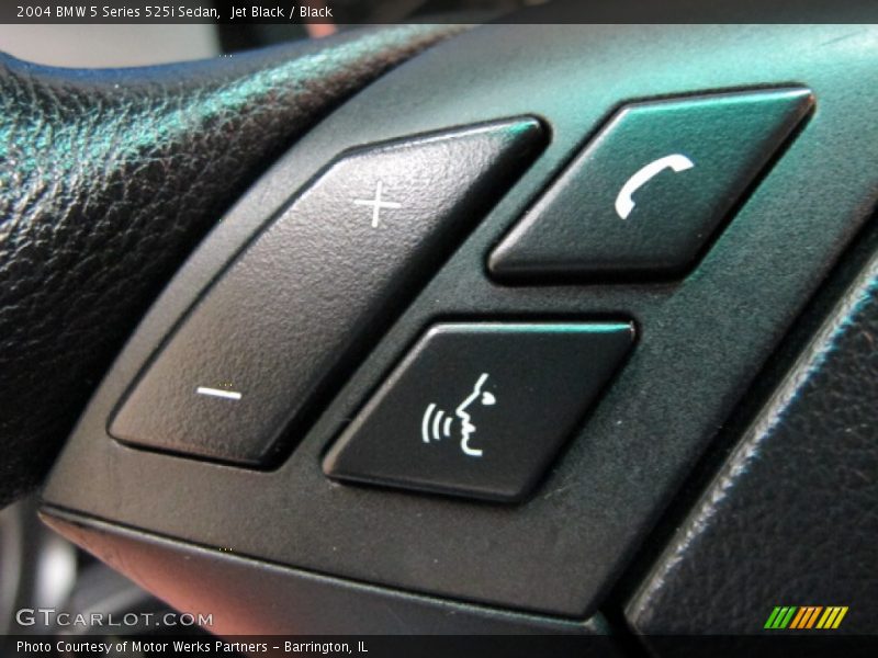 Jet Black / Black 2004 BMW 5 Series 525i Sedan