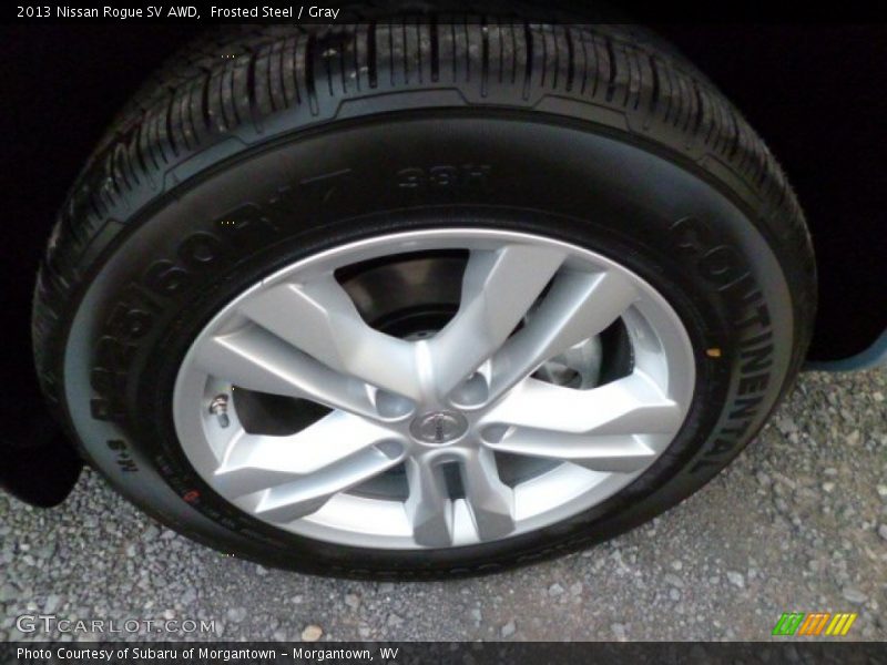Frosted Steel / Gray 2013 Nissan Rogue SV AWD