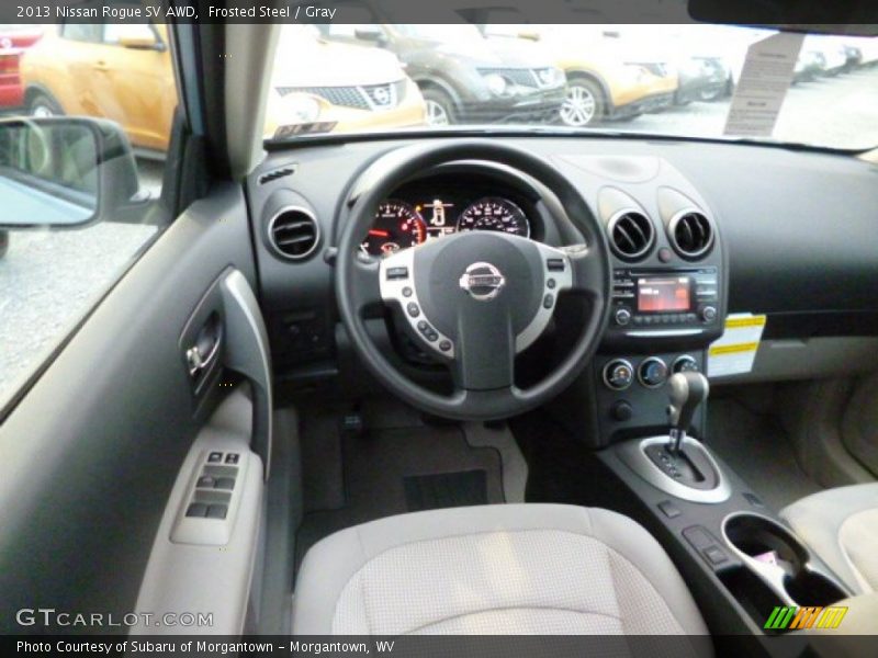 Frosted Steel / Gray 2013 Nissan Rogue SV AWD