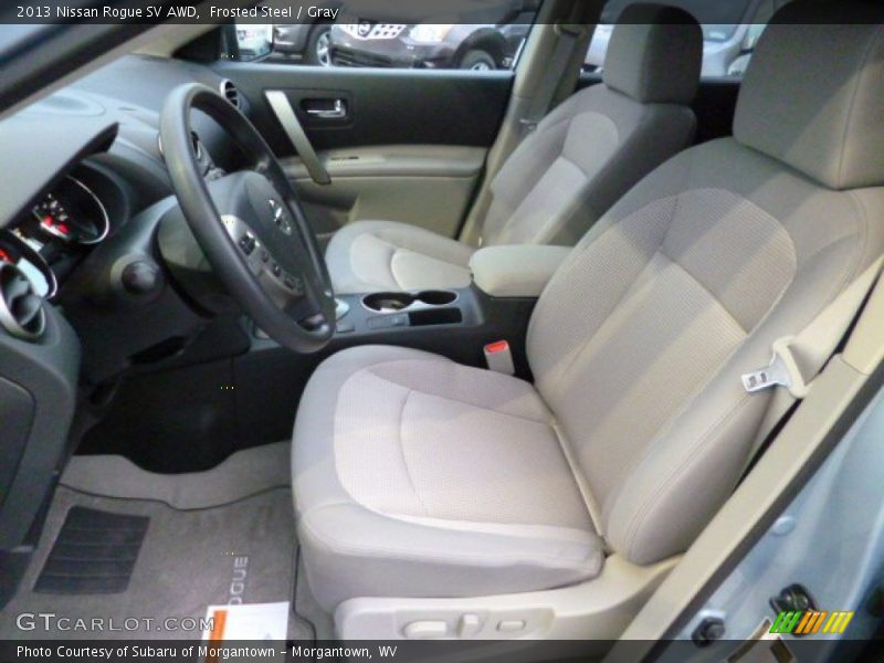 Frosted Steel / Gray 2013 Nissan Rogue SV AWD