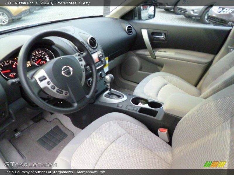 Frosted Steel / Gray 2013 Nissan Rogue SV AWD