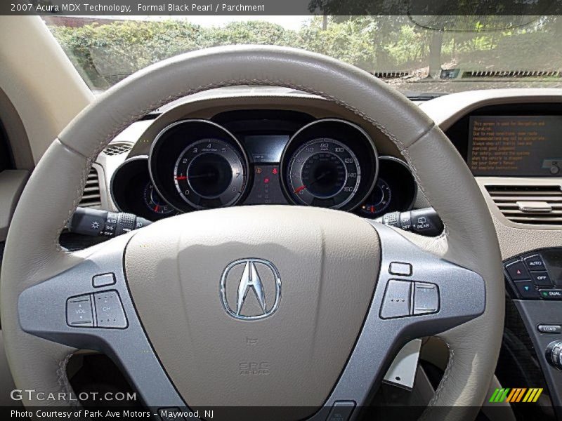 Formal Black Pearl / Parchment 2007 Acura MDX Technology