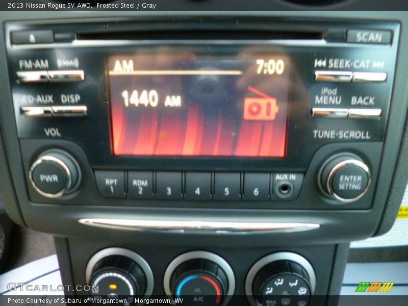 Frosted Steel / Gray 2013 Nissan Rogue SV AWD