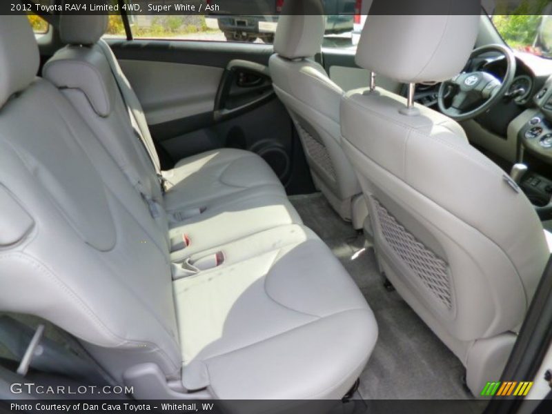 Super White / Ash 2012 Toyota RAV4 Limited 4WD