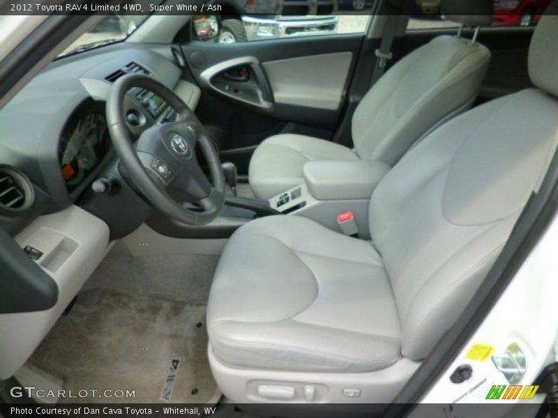 Super White / Ash 2012 Toyota RAV4 Limited 4WD
