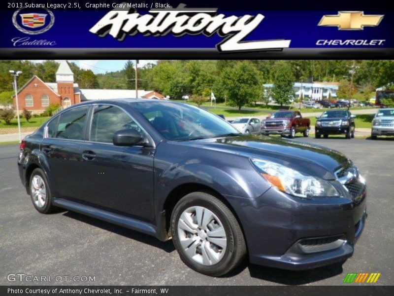 Graphite Gray Metallic / Black 2013 Subaru Legacy 2.5i