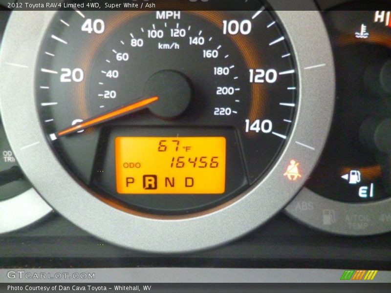 Super White / Ash 2012 Toyota RAV4 Limited 4WD