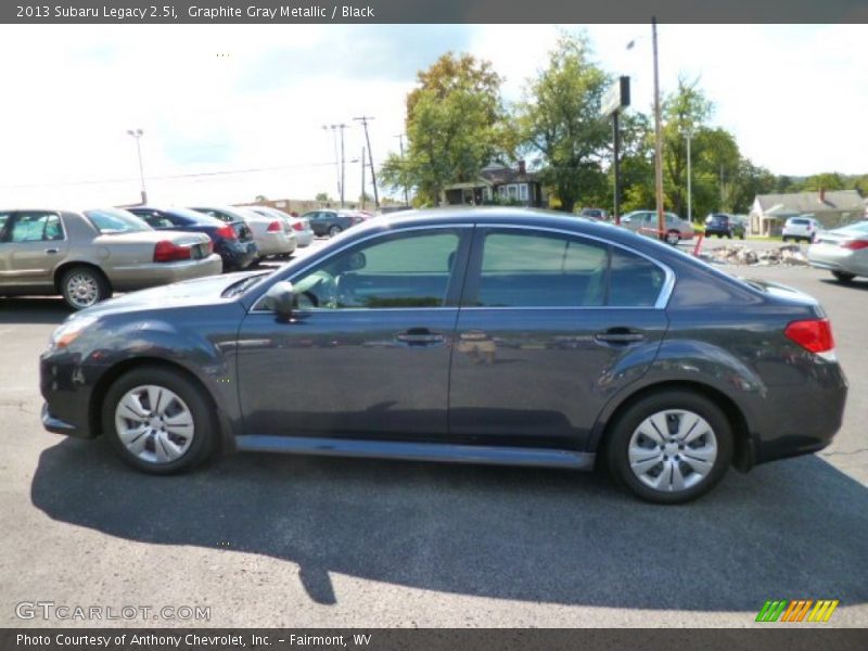 Graphite Gray Metallic / Black 2013 Subaru Legacy 2.5i