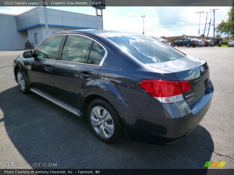 Graphite Gray Metallic / Black 2013 Subaru Legacy 2.5i